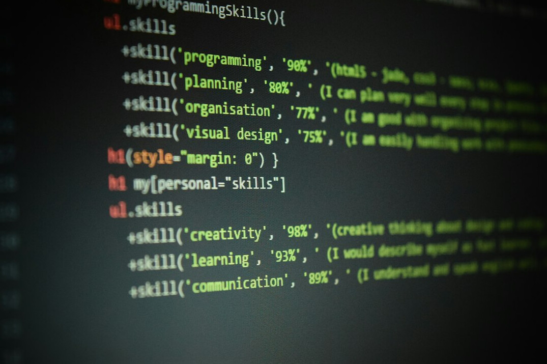 web development interface