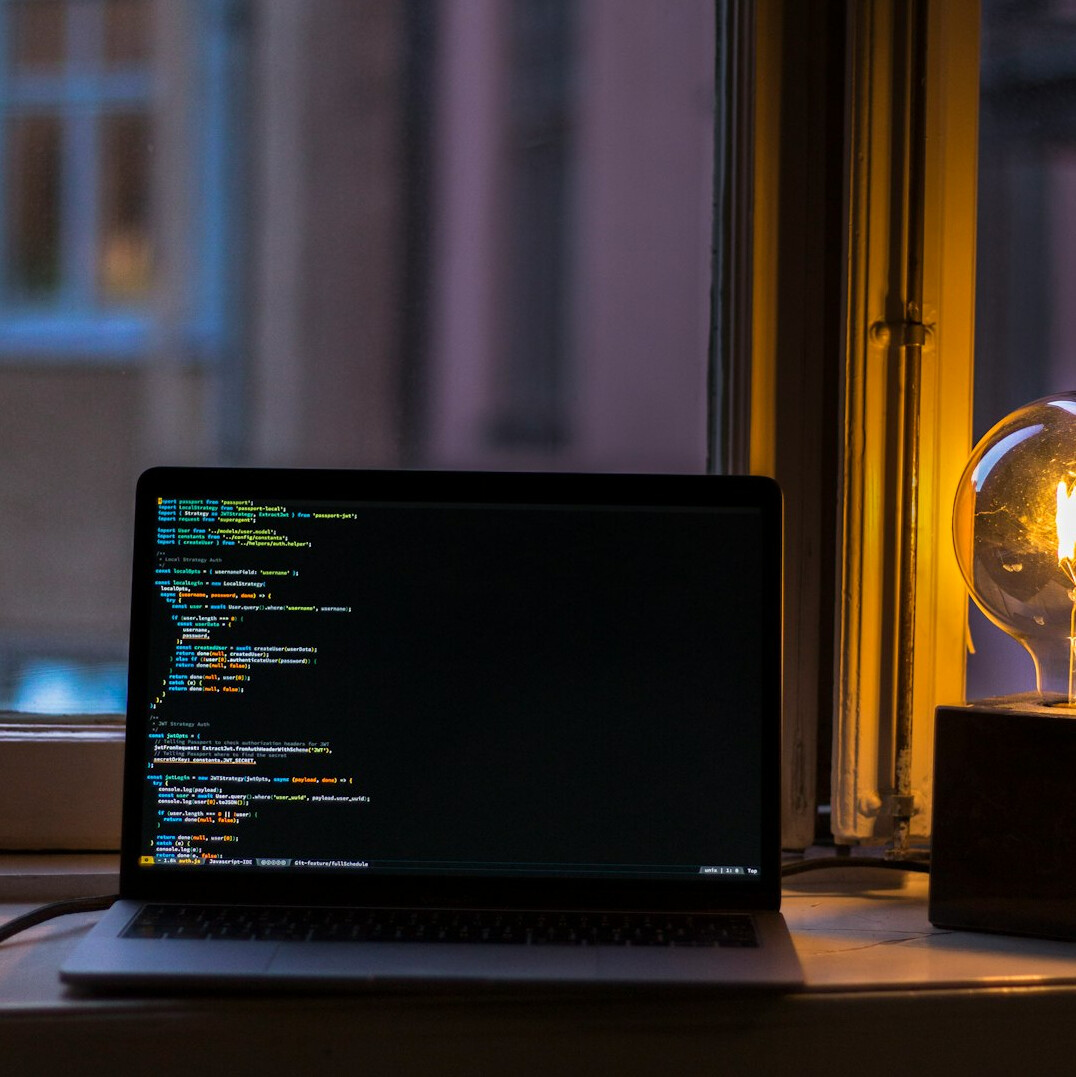 javascript code on screen
